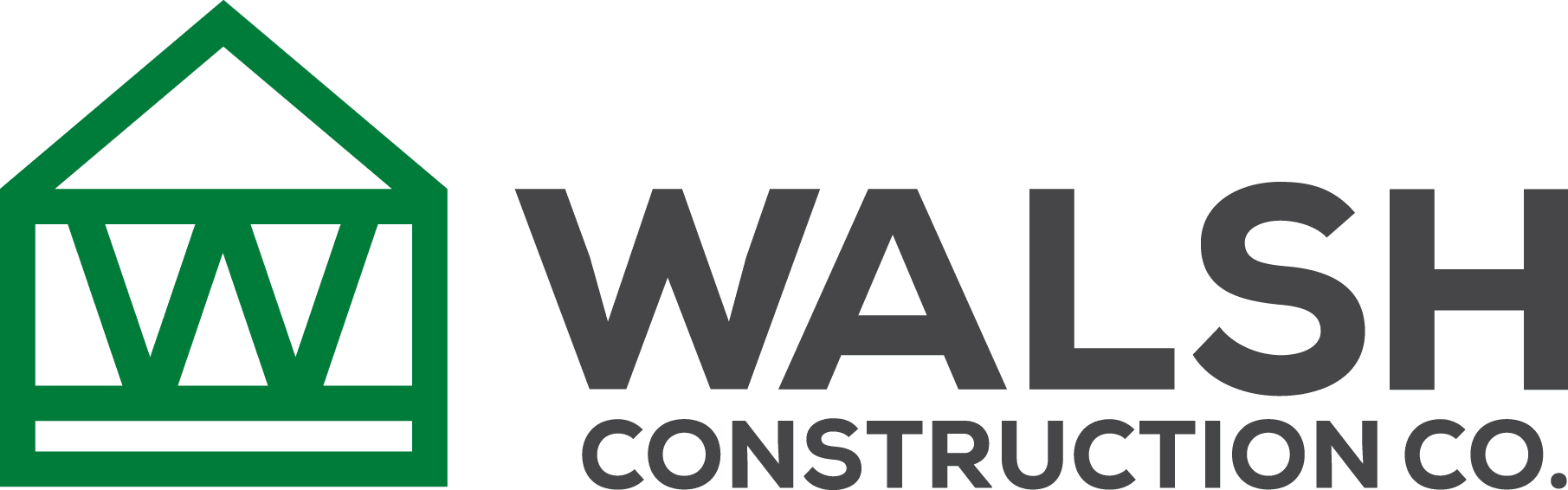Walsh Horizontal Logo Walsh Construction logo