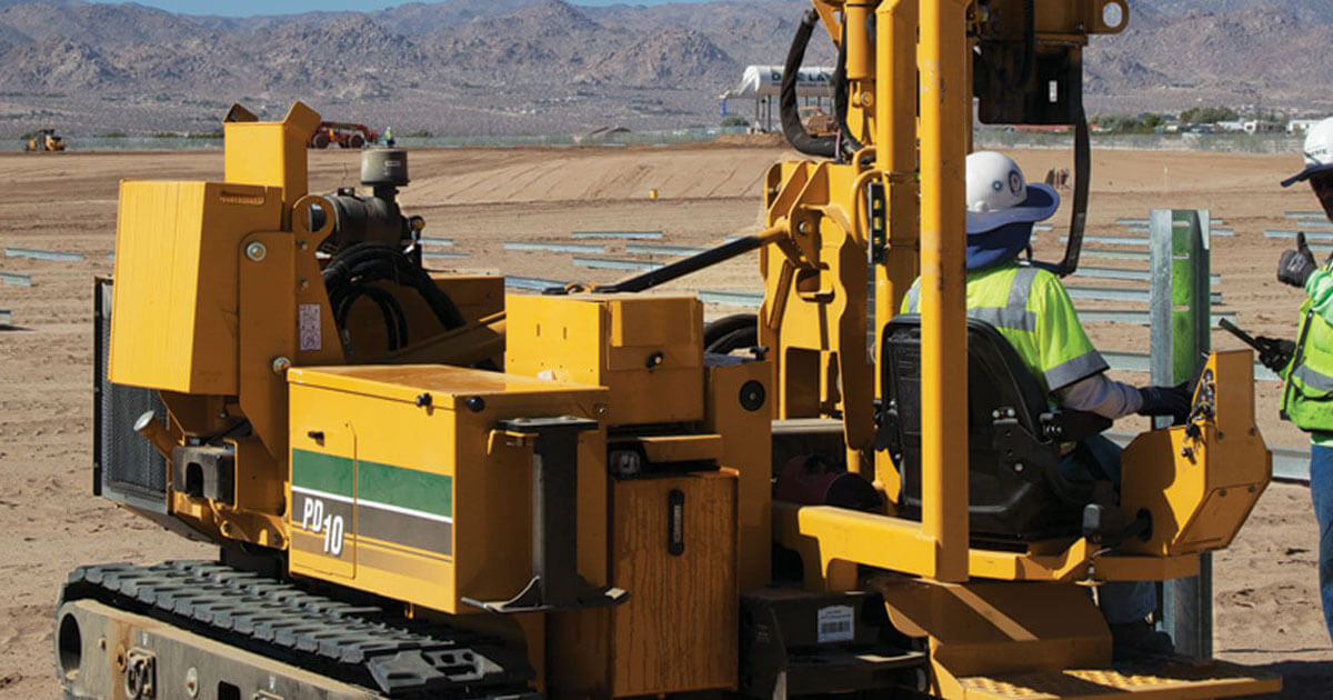 Vermeer PD10 pile driver